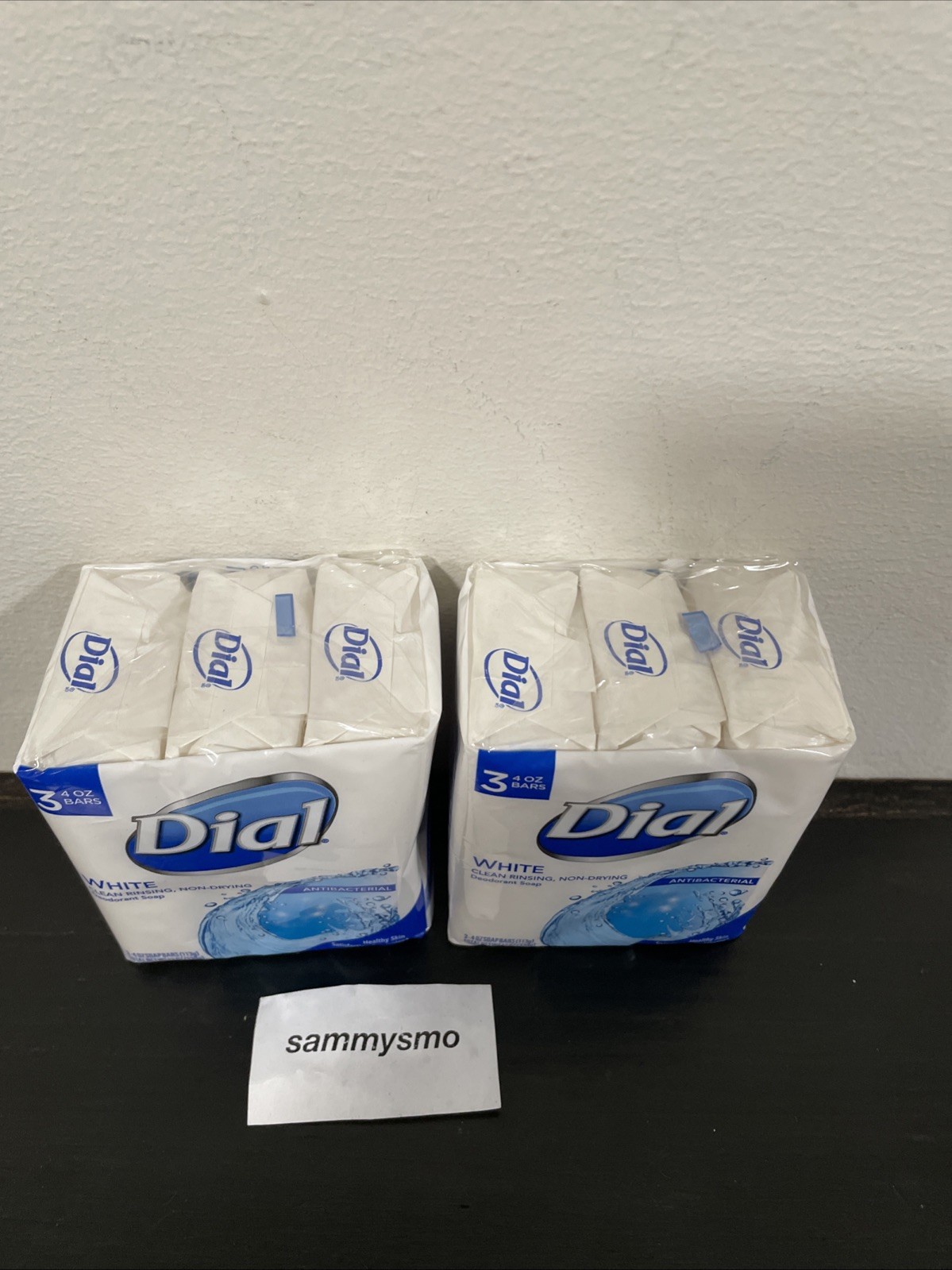 Dial Antibacterial Deodorant Soap, White, 4 Ounce Pack of 3 Bars, x2
