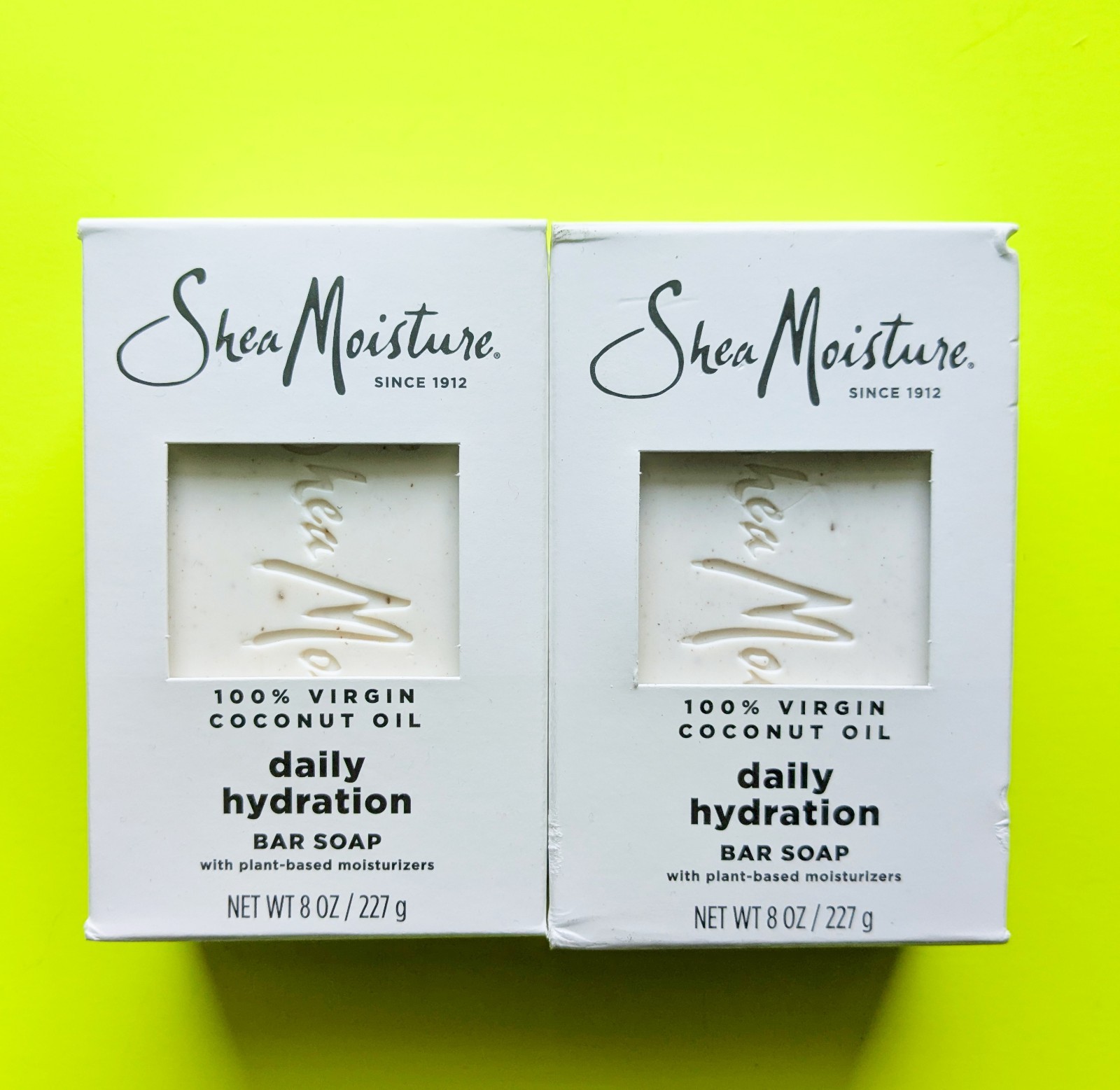 Shea Moisture Daily Hydration Bar Soap – Lot of 2