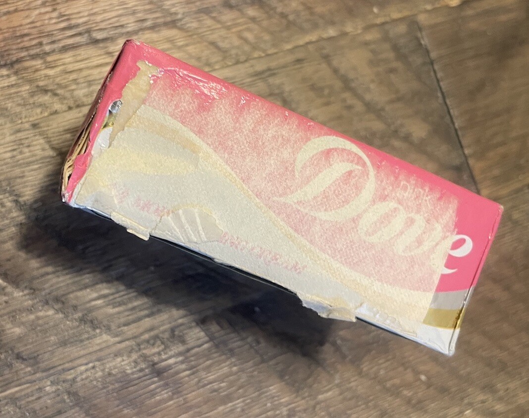 (2) Vintage Dove Beauty Bar Soap 3.5 Oz Pink & White *New Old Stock /NOS* Prop