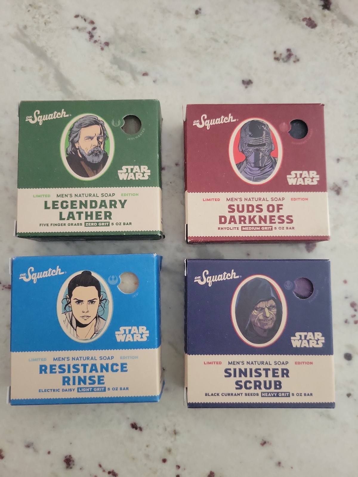 Dr. Squatch STAR WARS Briccs Complete Collection All 4 Soap