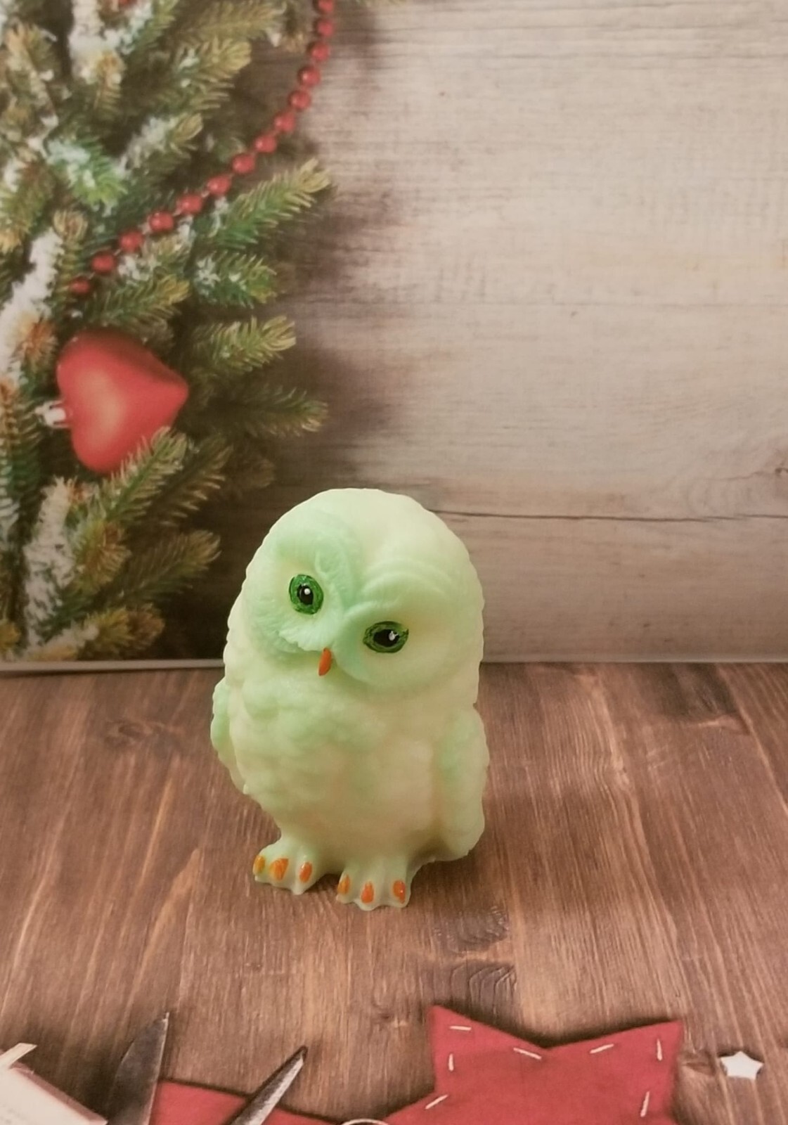 Handmade “Owl” Shaped ORGANIC SOAP. Various Colors And Scents Available