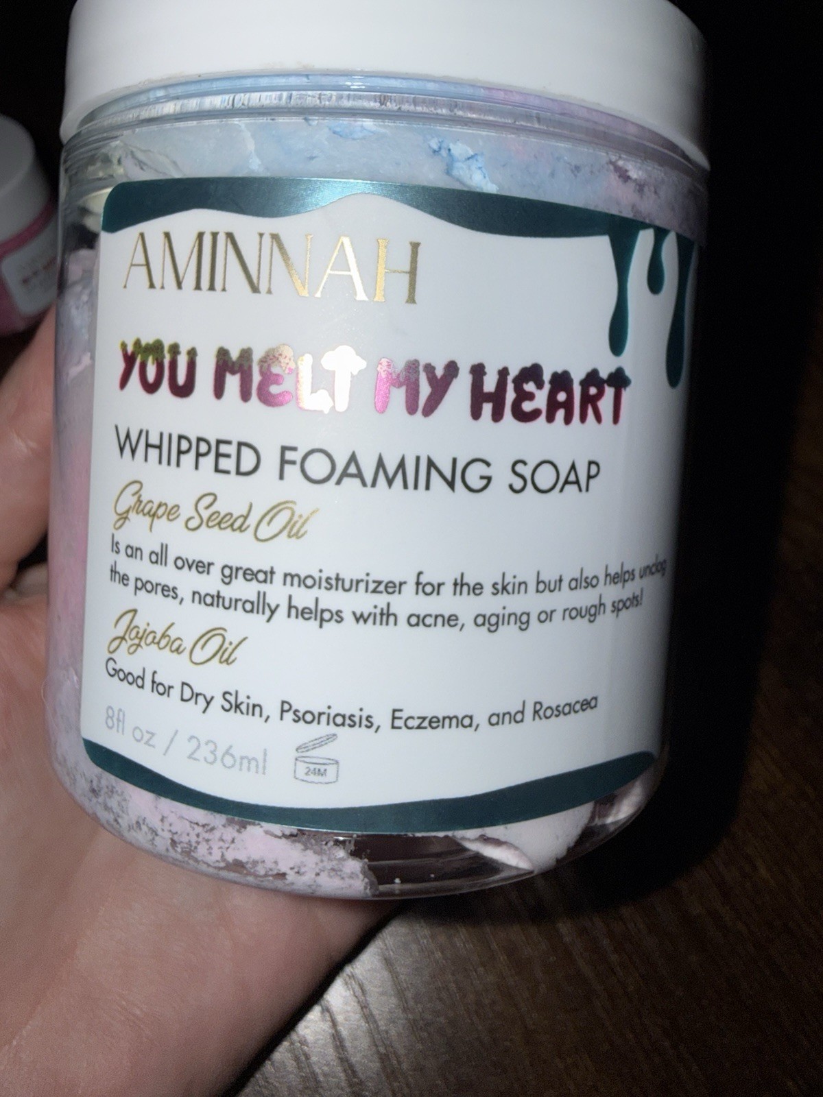Aminnah You Melt My Heart Whipped Foaming Soap & Mint To Be Lip Scrub Bundle