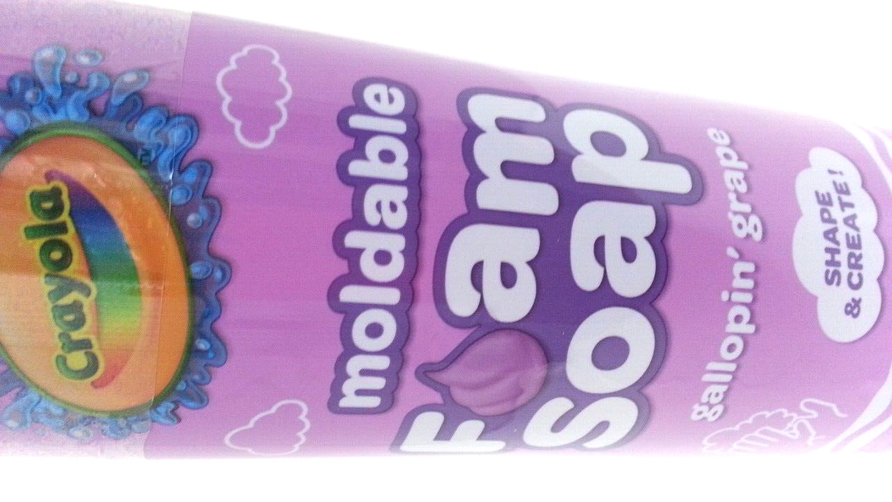 ( Lot 12 ) Crayola Shape & Create Gallopin’ Grape Moldable Foam Soap 14.4 oz