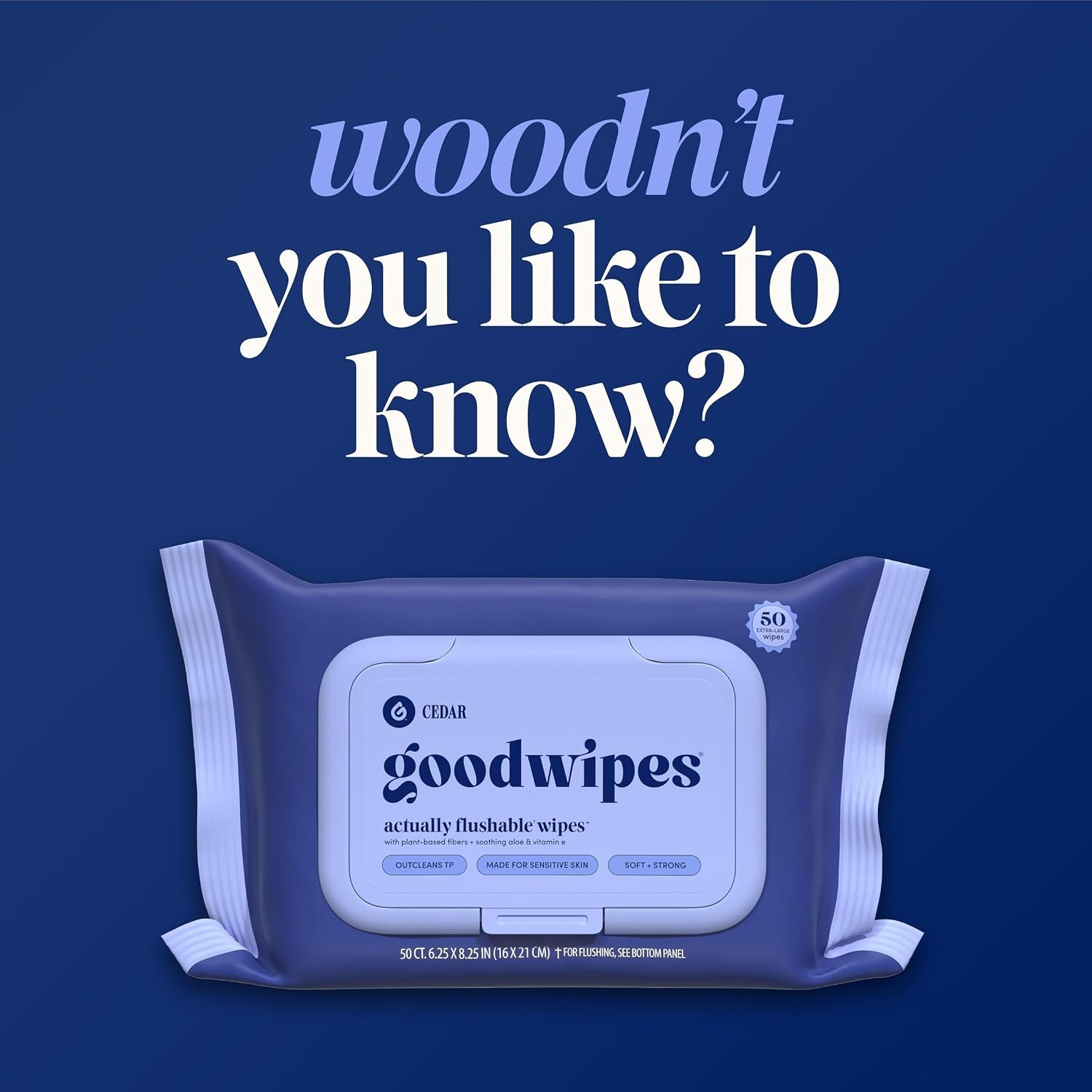 Flushable Wipes Bulk Pack Cedar Adult Toilet Wipes 418 Count 8 Packs