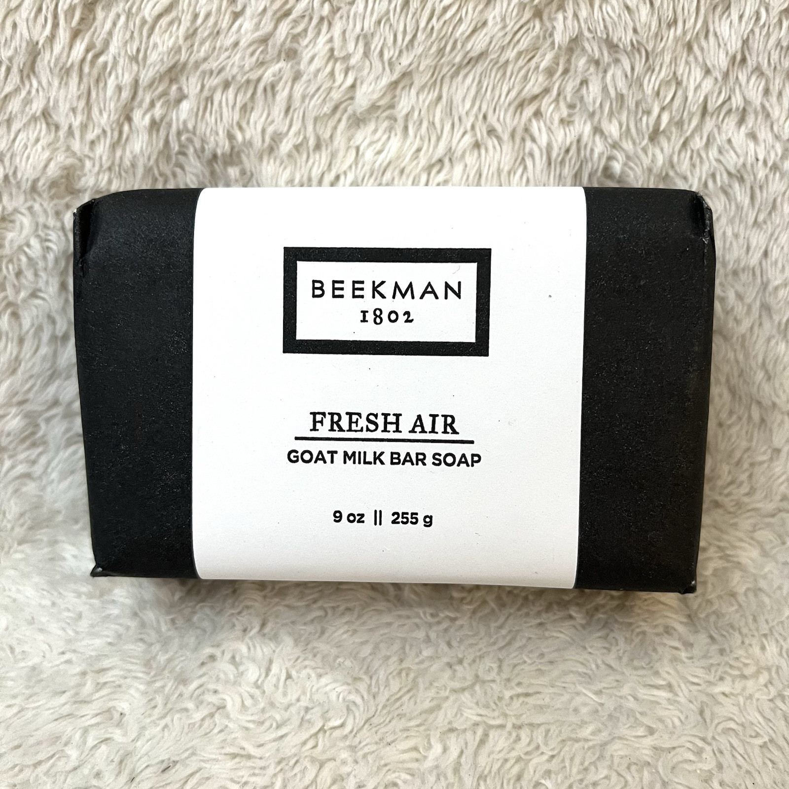 Beekman 1802 Goat Milk Bar Soap 9oz FRESH AIR Luxury Moisturizing Shea Butter