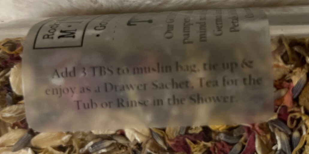 Rocky Mountain Soap Market Gourmet Tub Soak Tub Tea