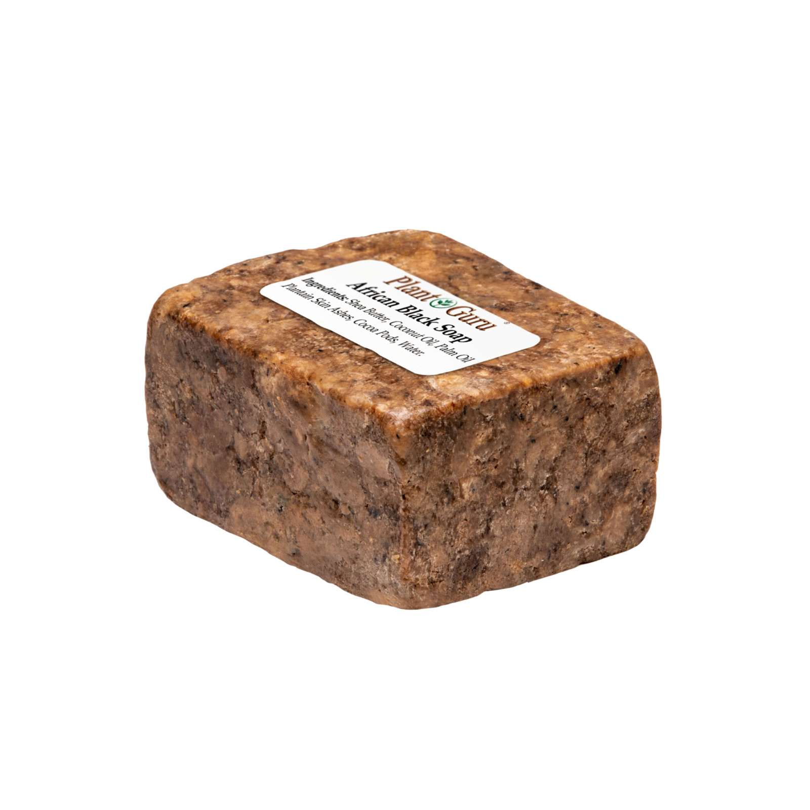 African Black Soap Raw Bar 1 lb. 100% Pure Organic Natural Ghana Face Body Wash