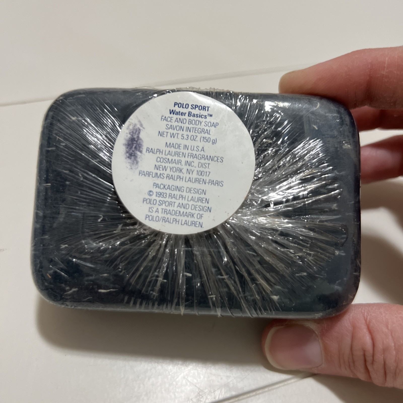 Vintage 1993 Polo Sport Ralph Lauren Face/Body Soap 5.3oz *New*