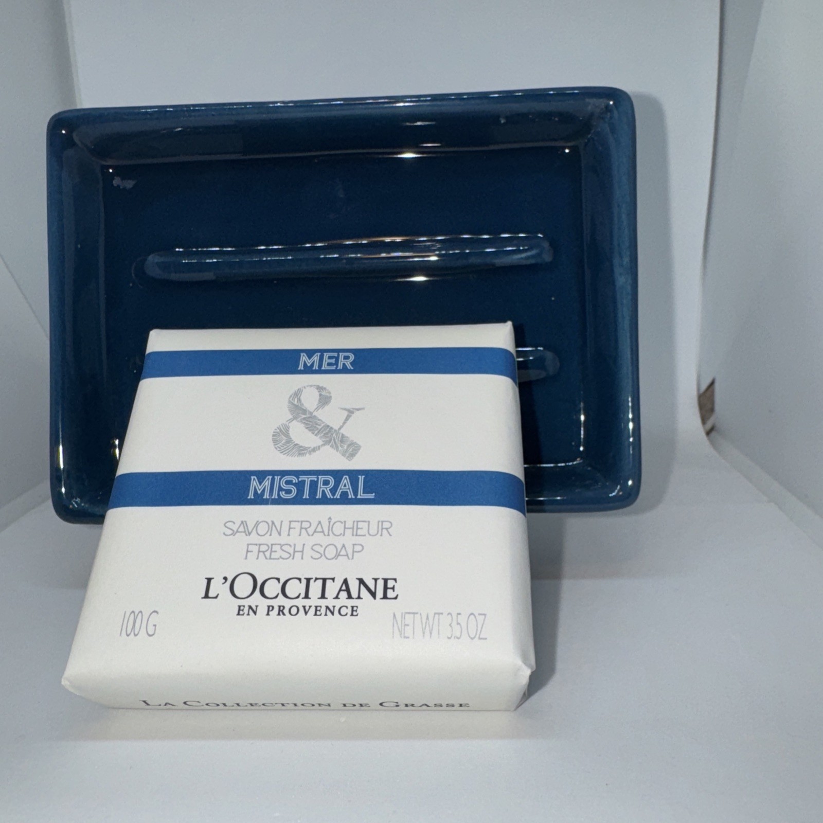 L’Occitane En Provence Mer & Mistral Fresh Unisex Aquatic Soap Bar 3.5 oz
