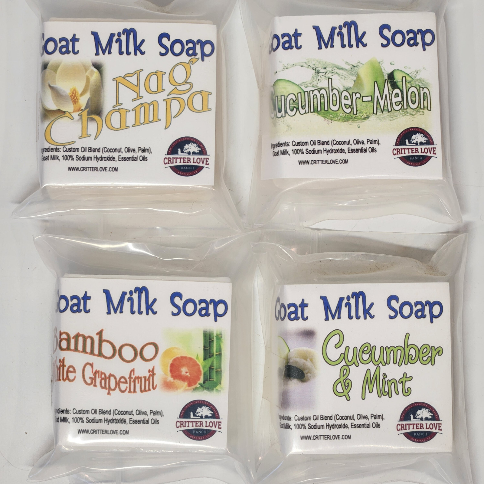 Pure Goat Milk Soap 4 oz Bar Rich Lather Clean Rinse You Choose Scent