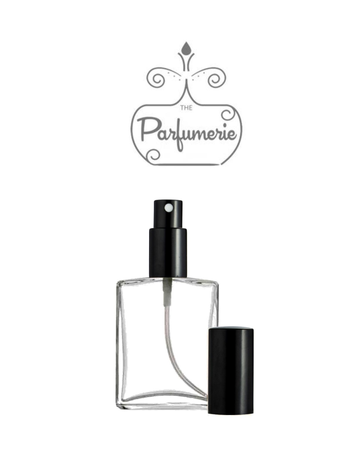 Glass Spray/Atomizer Refillable Perfume Bottle 1 or 2 oz. Empty Flat 30 or 60 ml