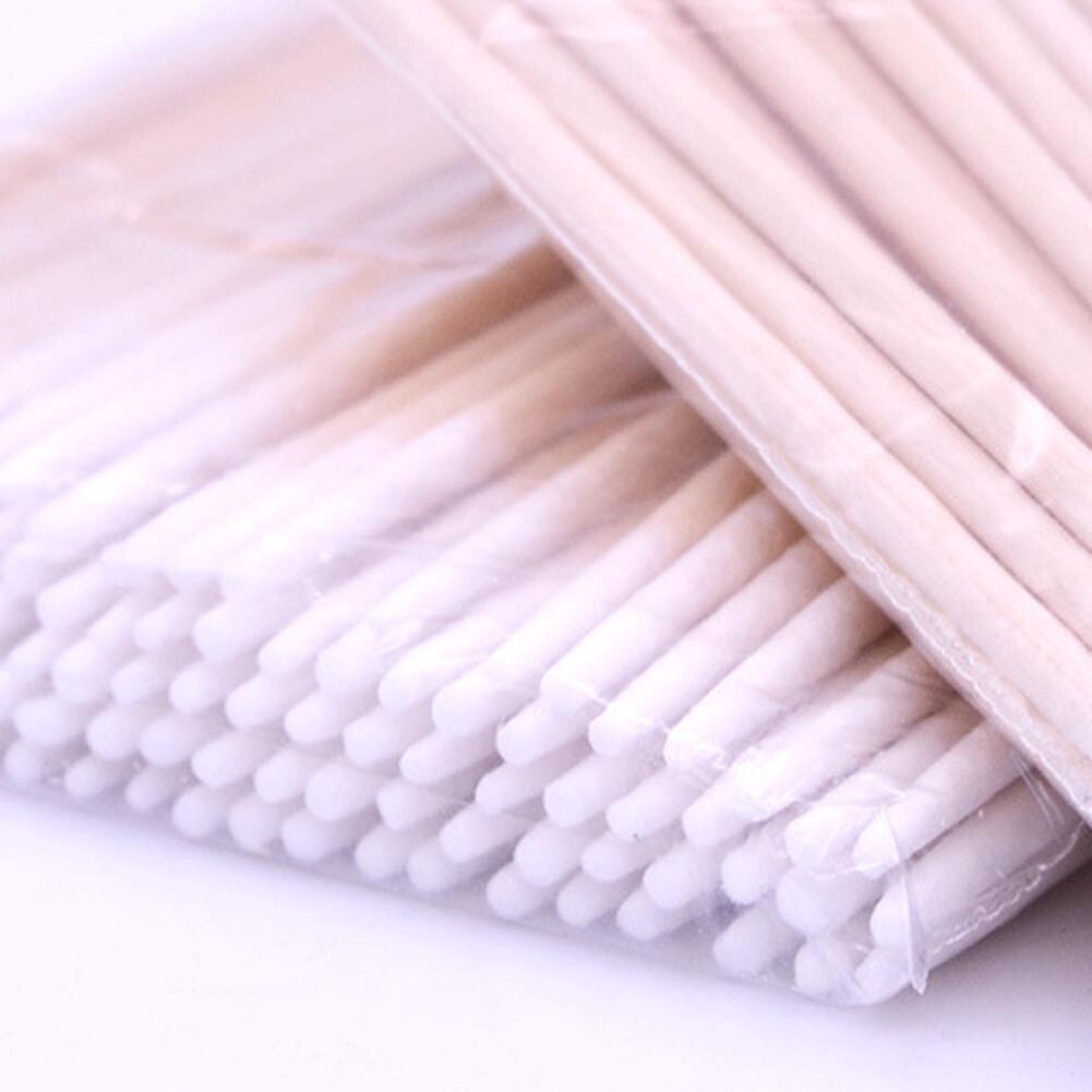 Cotton Swabs Pointed Swab Applicator Wooden Sticks Applicator 100PCS/Set