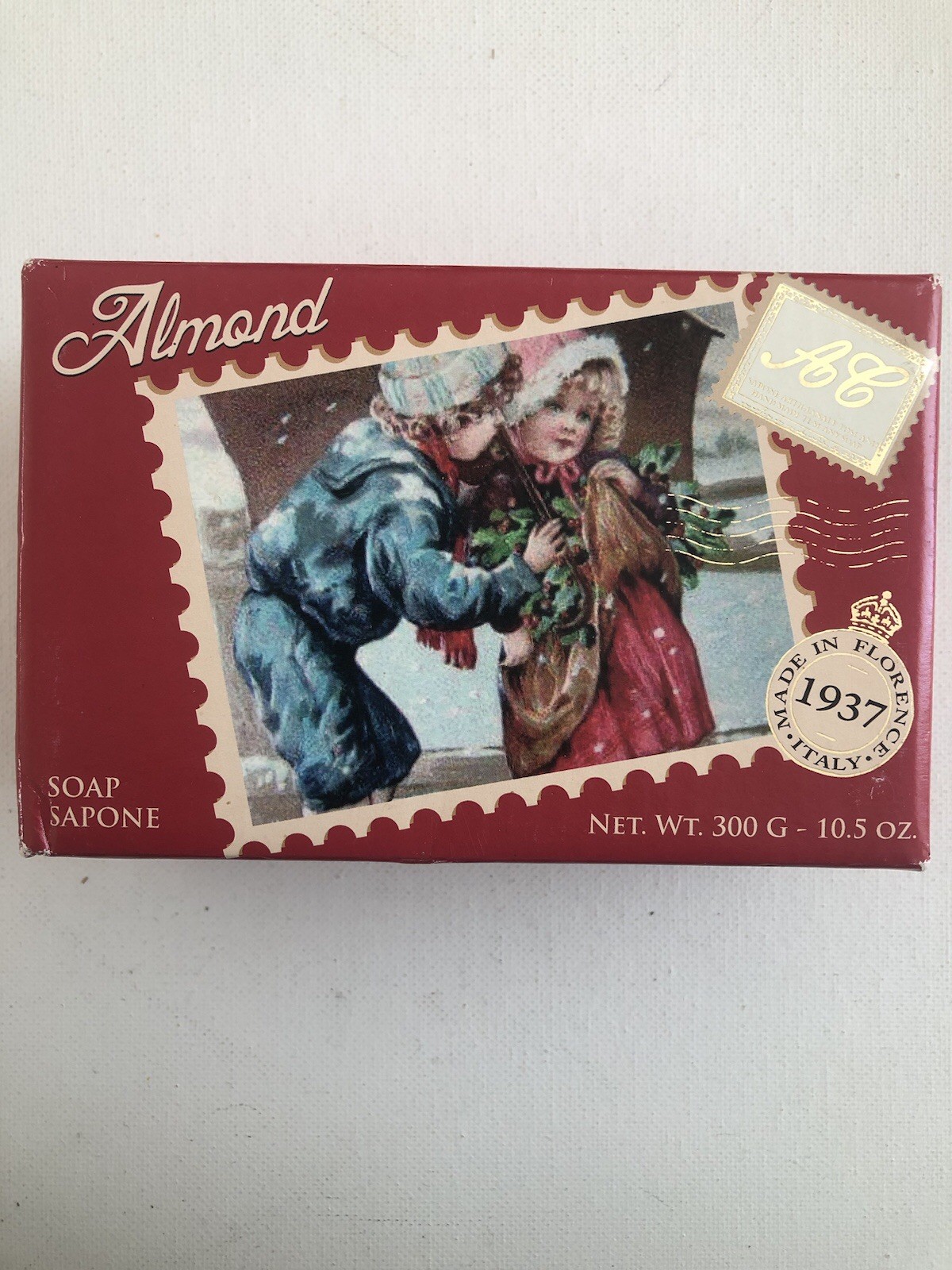 Saponerie Mario Fissi Almond Handmade Tuscany Soap Made In Italy New 10.5 Oz