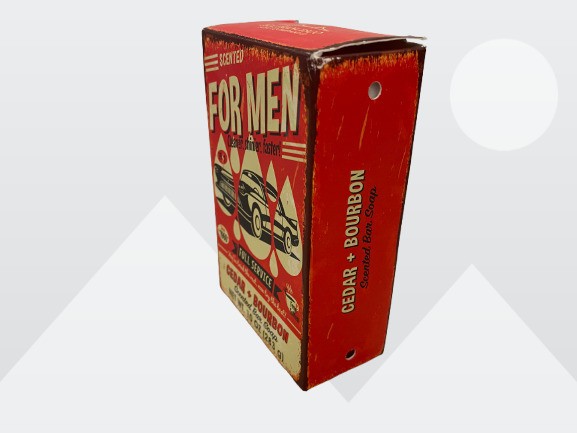 San Francisco Soap Company Men’s Cedar & Bourbon 10 oz. Scented Bar Soap Boxed