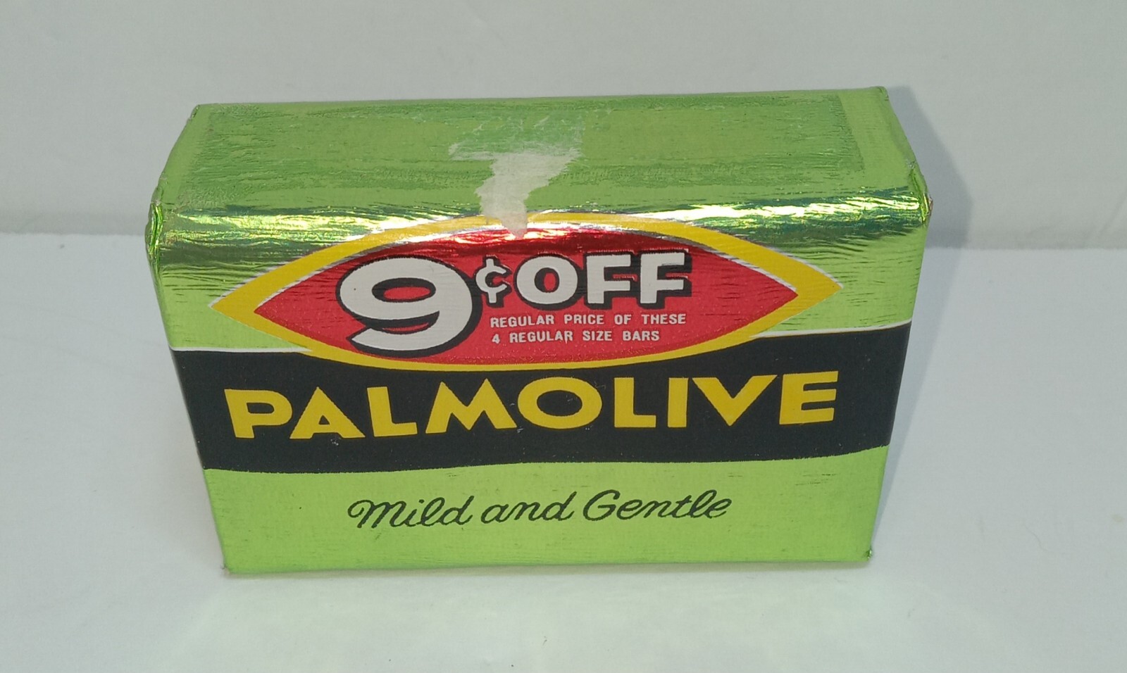 Vintage Palmolive Foil Mild And Gentle Bath Bar Soap 3.5 Ounces NOS