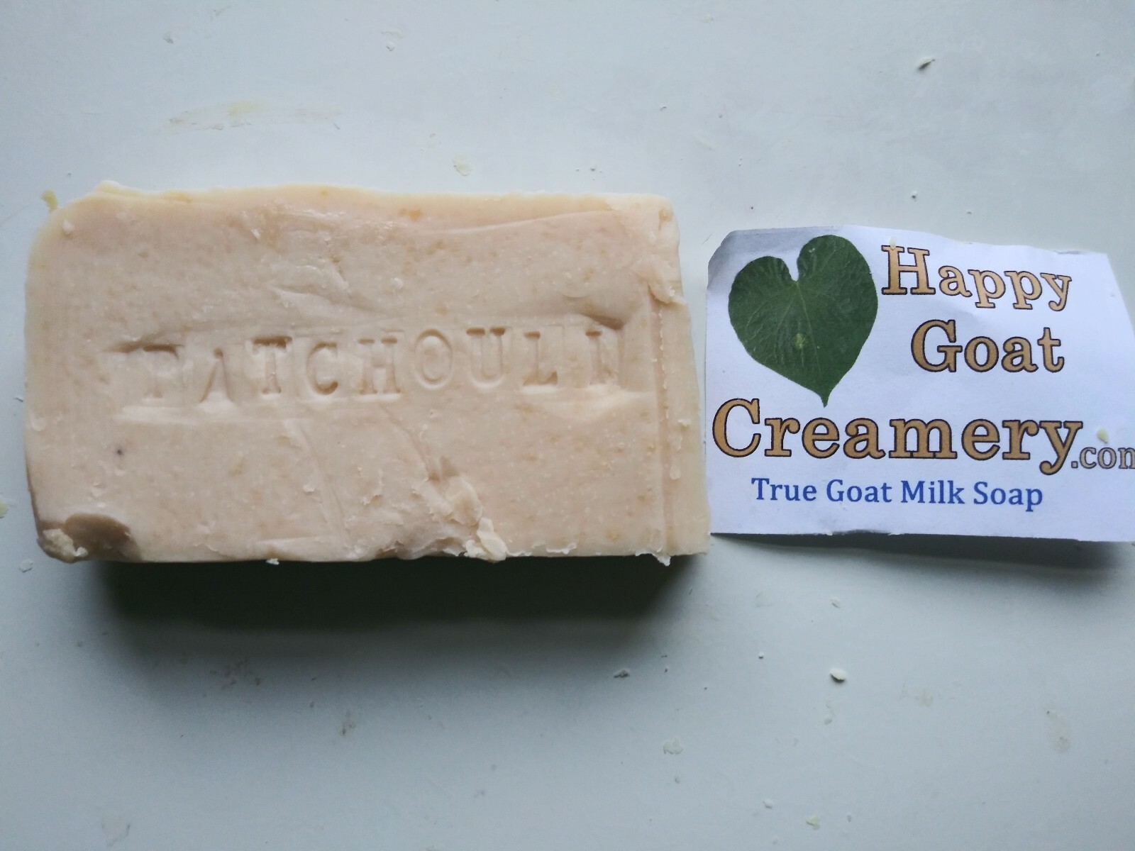 5 BARS PATCHOULI GOAT MILK SOAP HAPPY GOAT CREAMERY PURE ESSENTIAL OIL BEST
