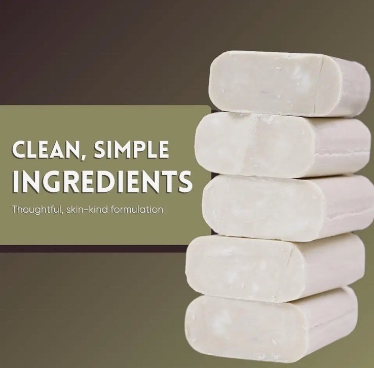 Amish Farms NatureClean Fragrance-Free Moisturizing Bar Soap Coconut Shea