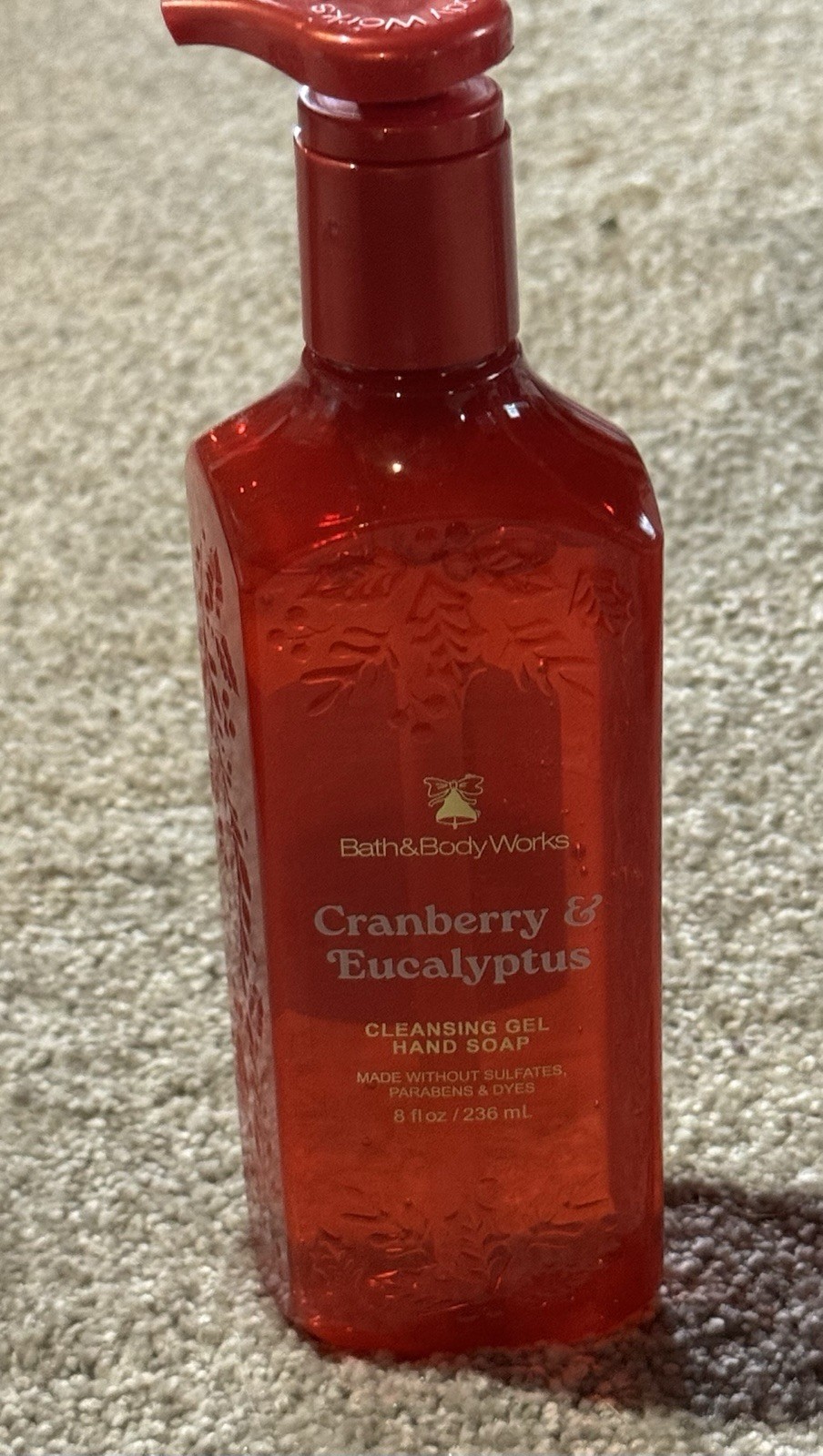Bath & Body Works Cleansing Gel Hand Soap CRANBERRY & EUCALYPTUS
