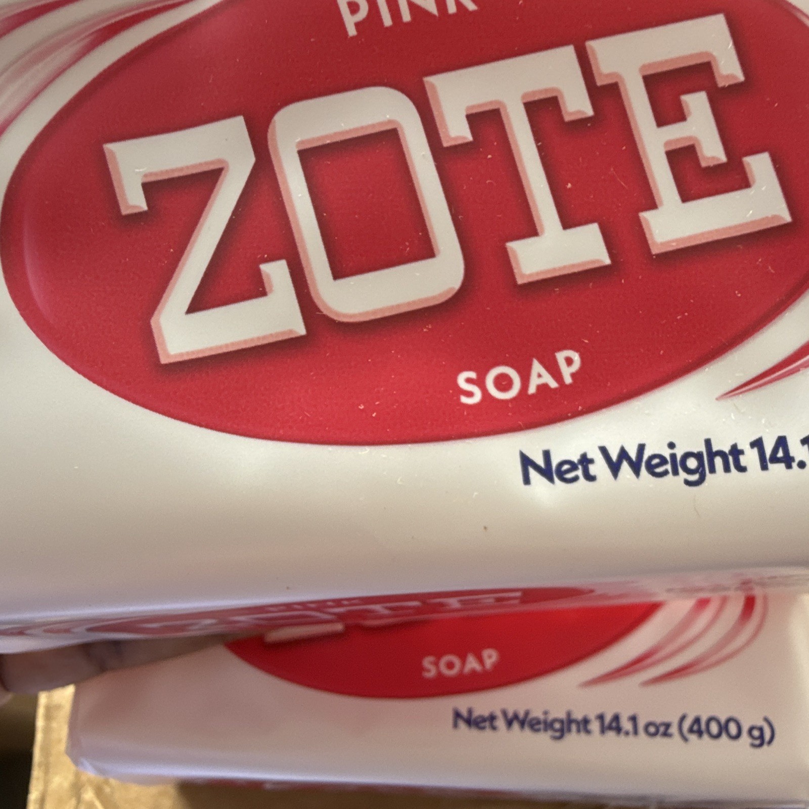 ZOTE Pink Body Bar Soap 14.1 oz (400 g) Body Hands Women Men Teens