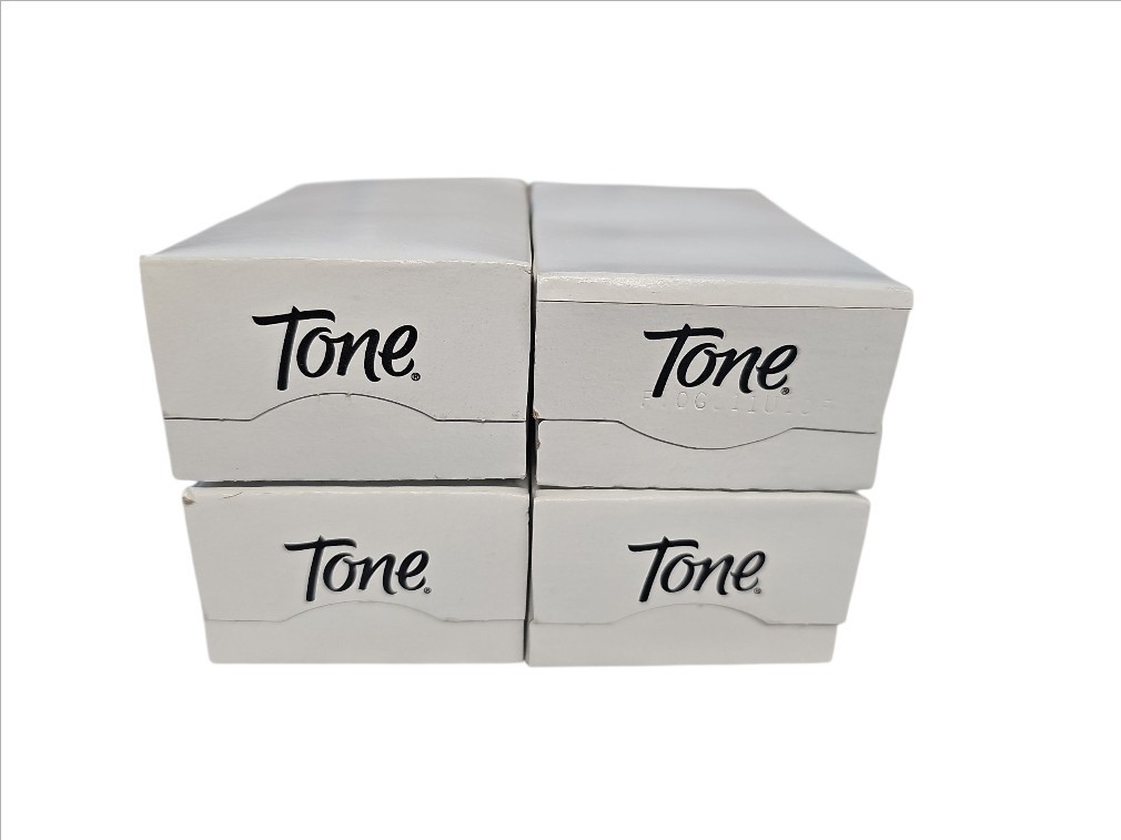 Lot of 4 TONE BAR SOAP Original w/ Cocoa Butter & Vitamin E 4.25oz each RARE