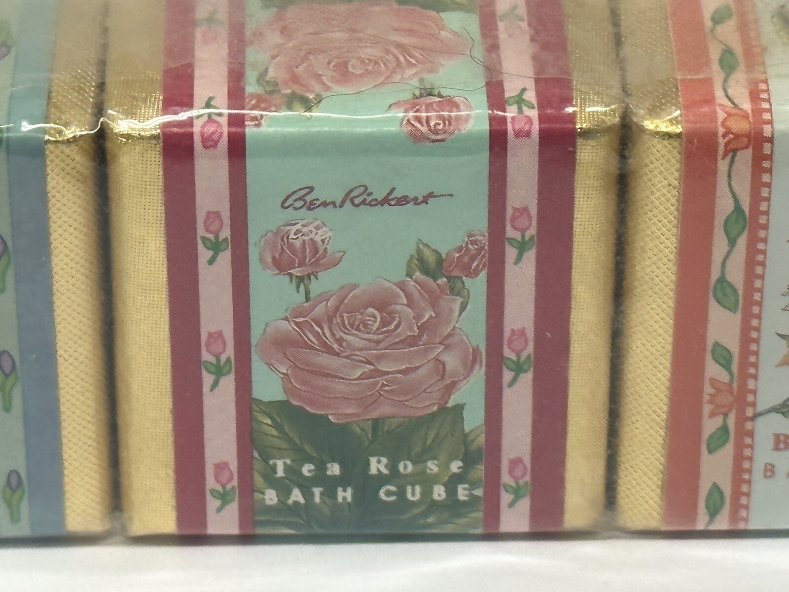 Ben Rickert Vintage English Bath Cubes Floral Scented Pack Of Six New & Sealed