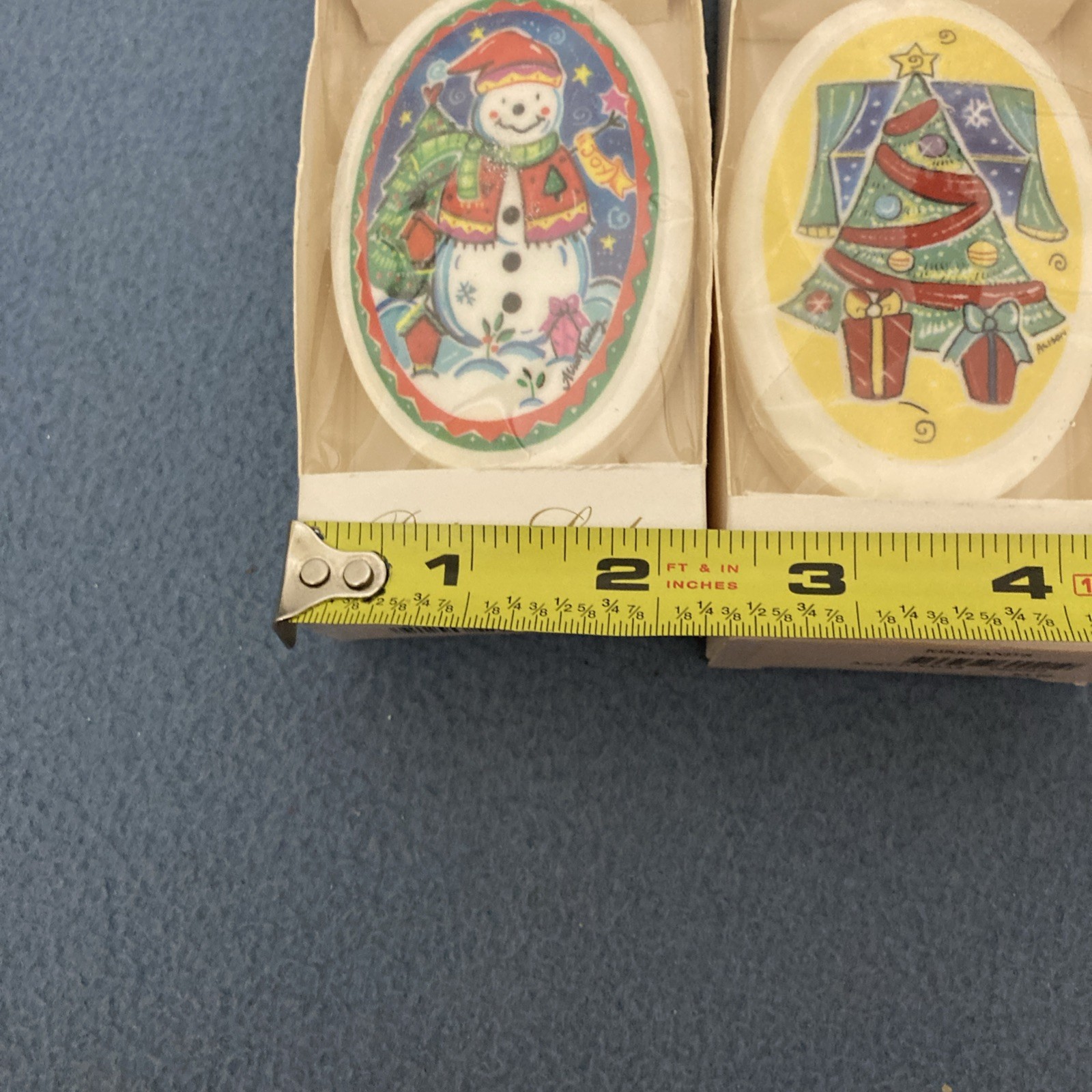 Lasting Impressions Soap Art Christmas Soaps – Tree & Snowman – Set of 2