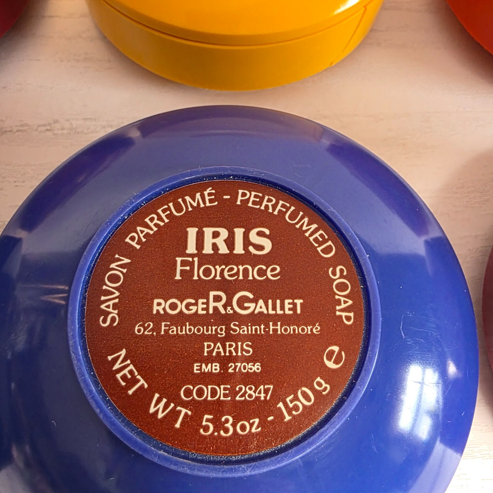 Vintage Roger & Gallet Paris Perfumed Soap Lot 5.3oz w/Case 6 Soaps