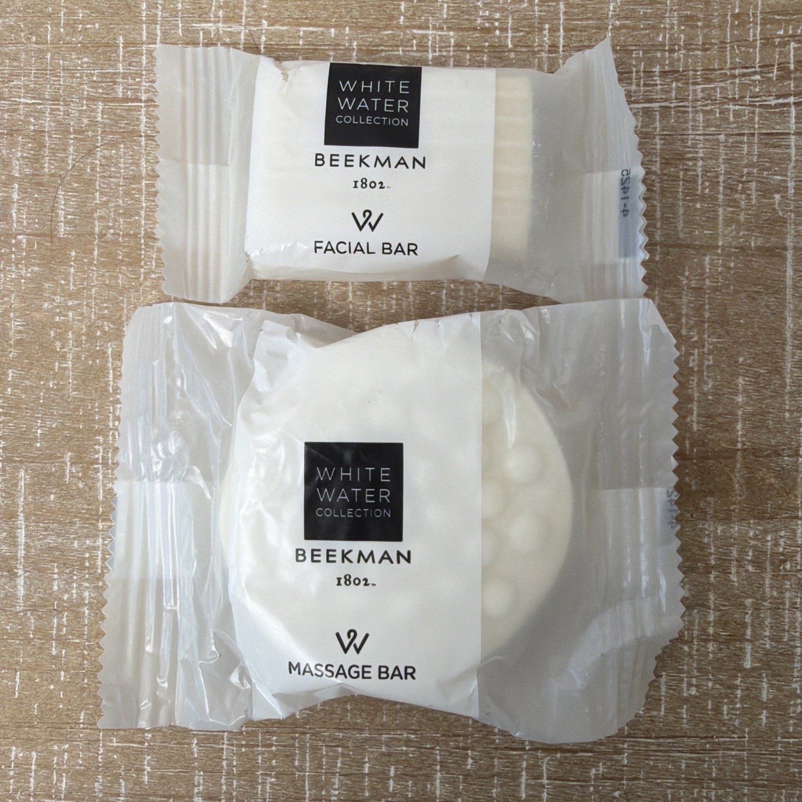 Beekman 1802 White Water Collection Travel Size Soap Bars 8 Massage 7 Facial