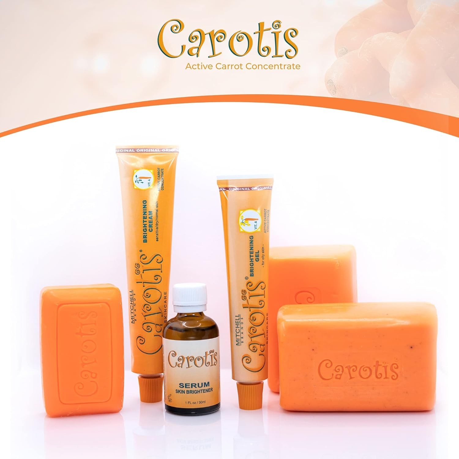 CAROTÏS Beauty Soap 80gr – Formulated to Clean and Refresh Skin with Carrot O…