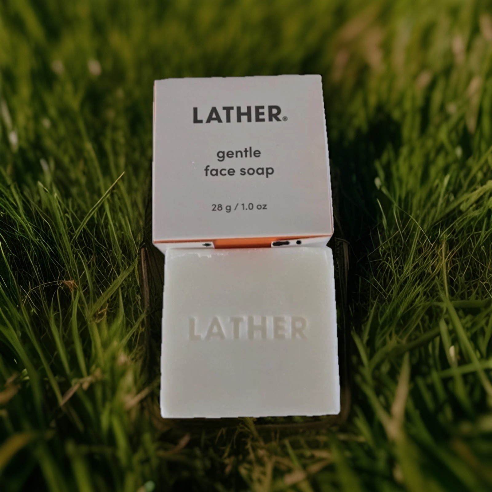 LATHER Gentle Face Soap Lot of 12 1 oz each NEW individually boxed travel Size