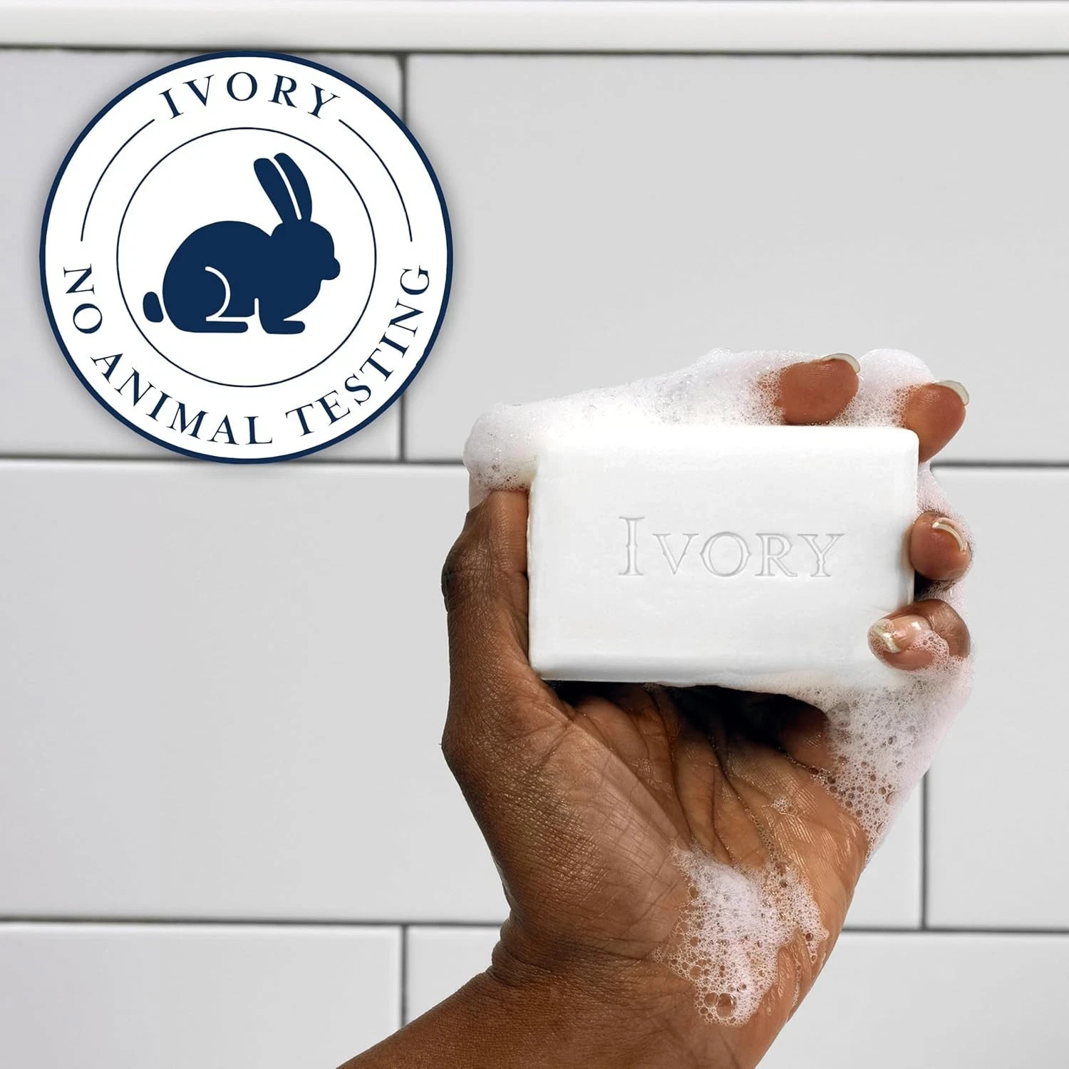 Ivory Gentle Bath Bar Soap, 4 oz 10 Count, 99.44 Pure, Family Pack…