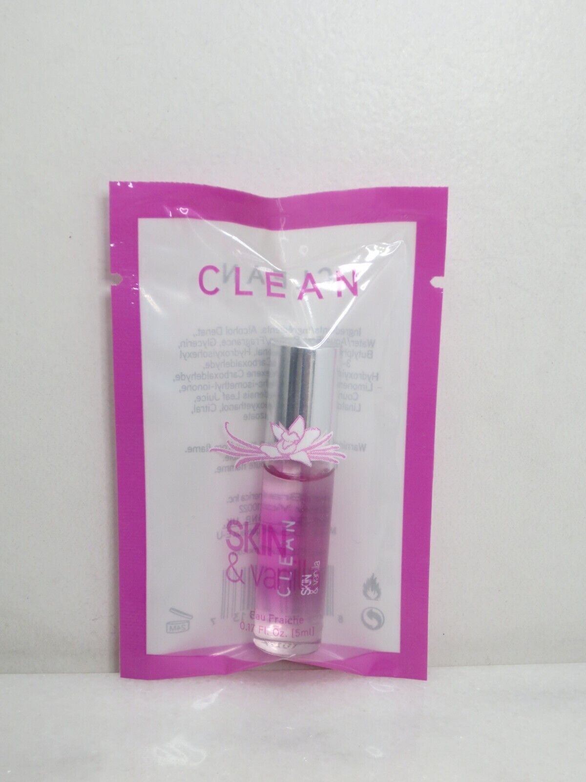 CLEAN SKIN & VANILLA EAU FRAICHE 0.17 OZ – LOT OF 4