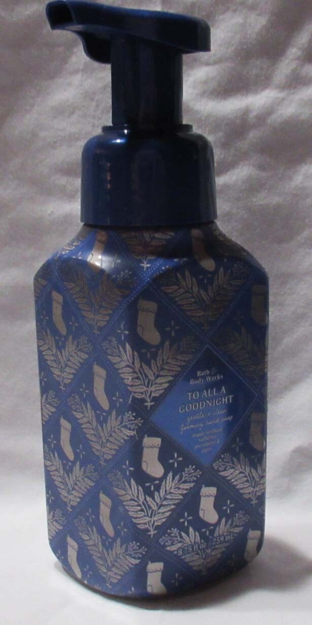 Bath & Body Works Gentle & Clean Foaming Hand Soap Set Lot 2 TO ALL A GOOD NIGHT