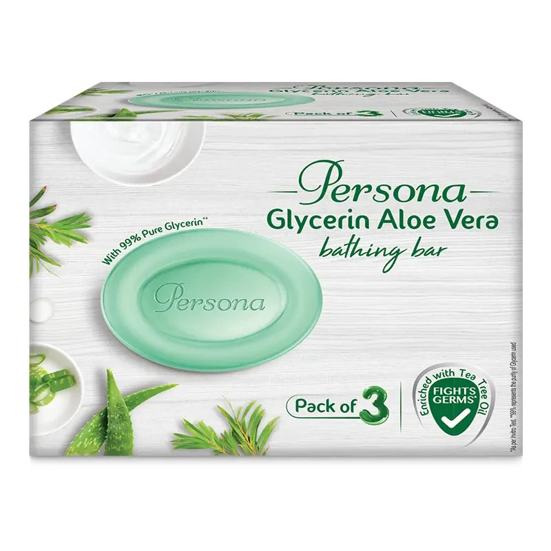 Glycerin Aloe Vera Bathing Bar 3 N X 75 g = 225 g