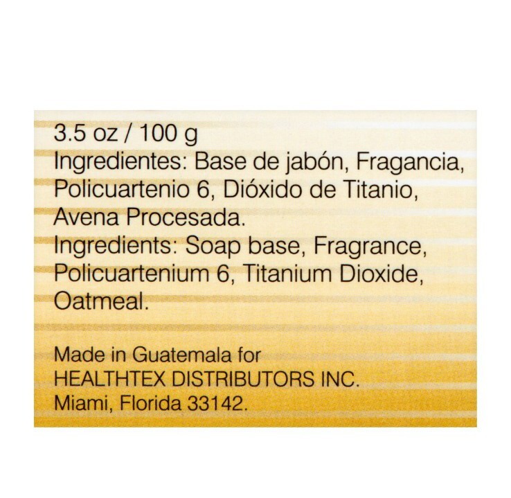 Avena Betres: Oatmeal Jabon Soap, 3.50 oz Cleansing Bar For Sensitive Skin
