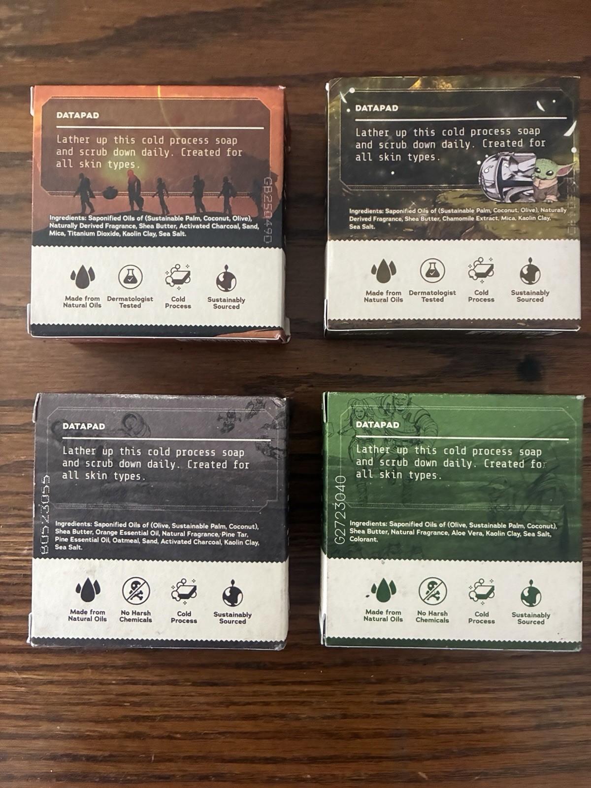 Dr Squatch Star Wars the Mandalorian Beskar Tar, this is the wash, & gorgu soaps