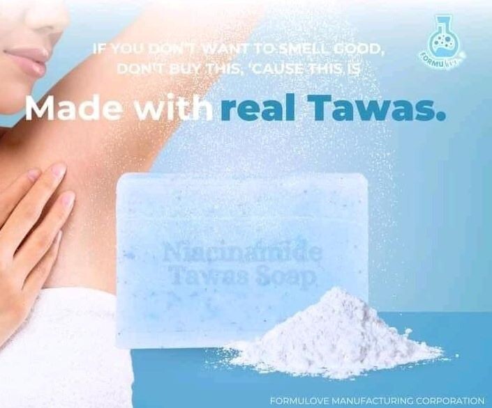 2 bars Niacinamide Tawas Soap
