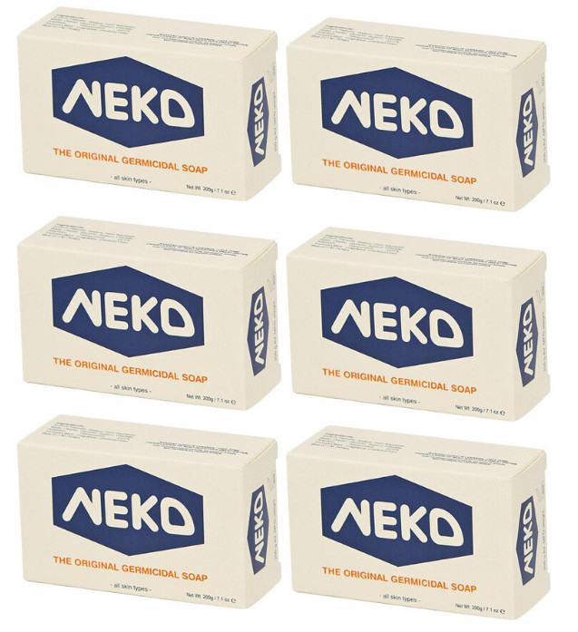 NEKO THE ORIGINAL SOAP BARS { PACK OF 6 } 80g / 2.82 Oz EACH FREE SHIPPING