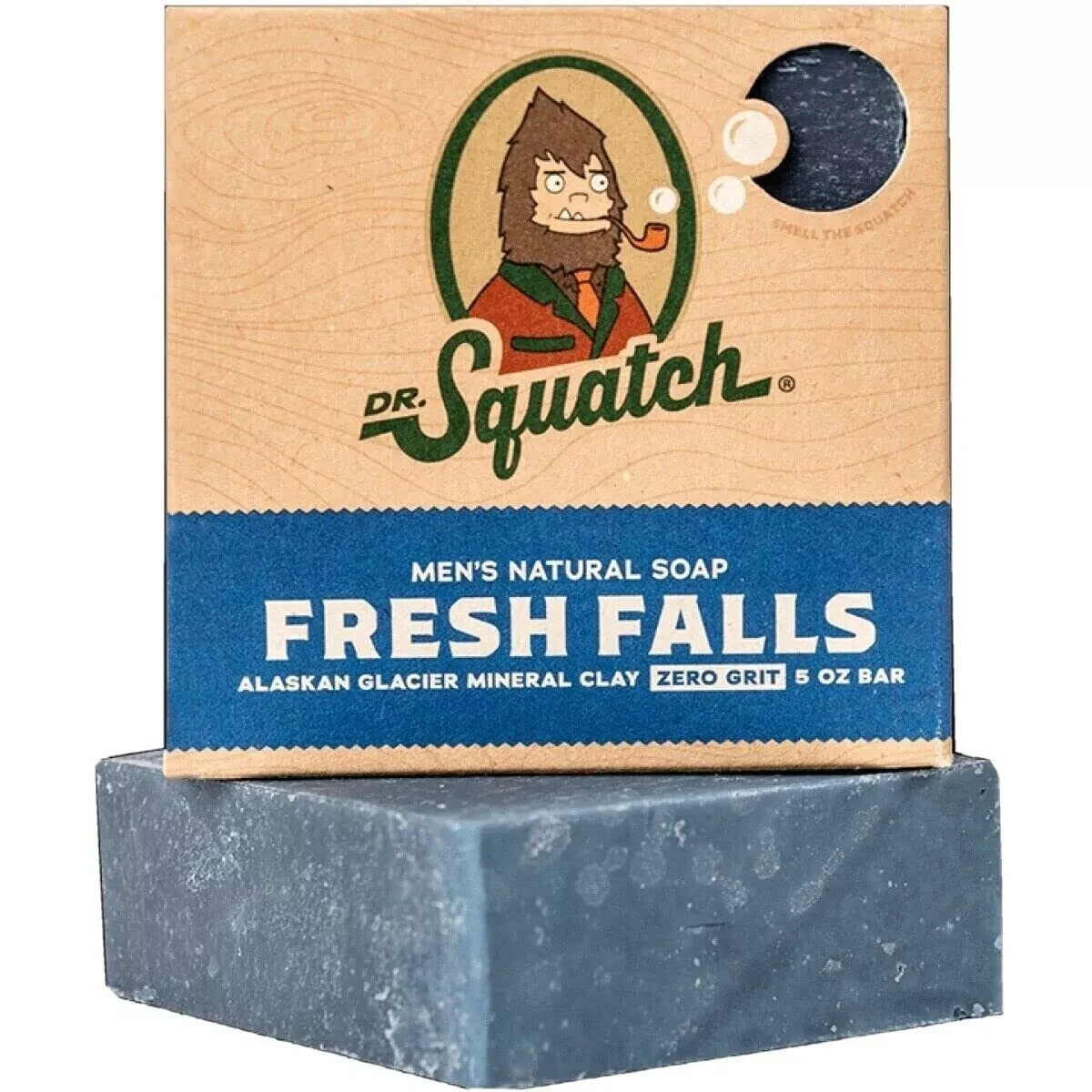 Dr. Squatch All Natural Bar Soap for Men with Zero Grit, Fresh Falls BIN S