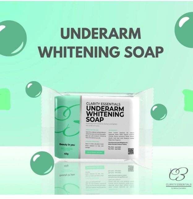 1 pc UNDERARM SOAP – ANTI PERSPIRANT AND WHITENING by Clarity Essentials 150 g