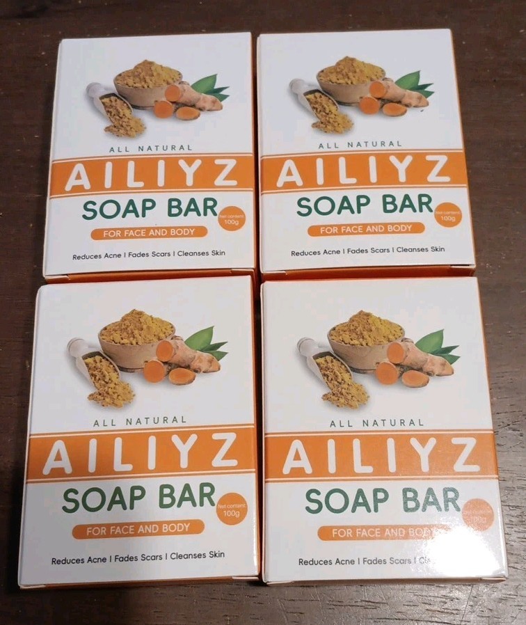 All Natural Ailiyz Lemon Soap Lot Of 4 Reduce Acne Fade Scars For Face And Body