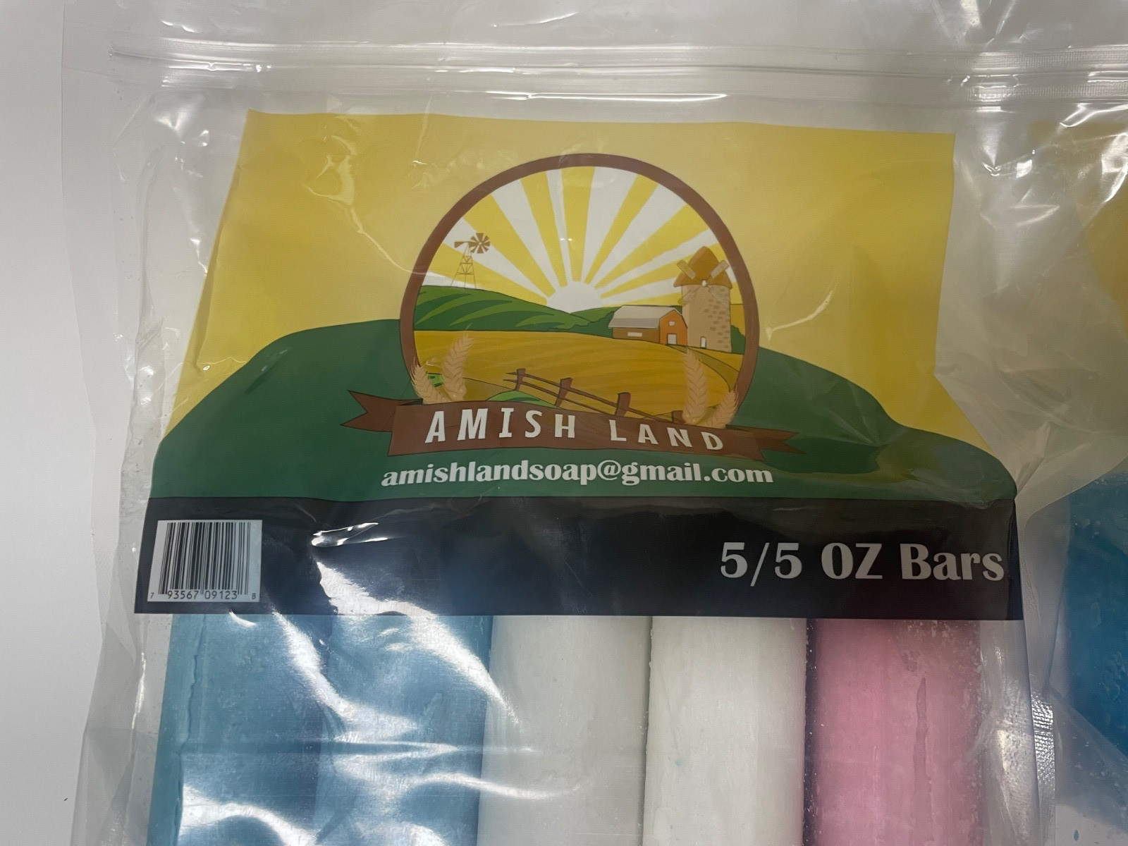 10 Count – Amish Bar Soap 5 oz Each Large Fresh Fragrance Body Bath Soap US Made