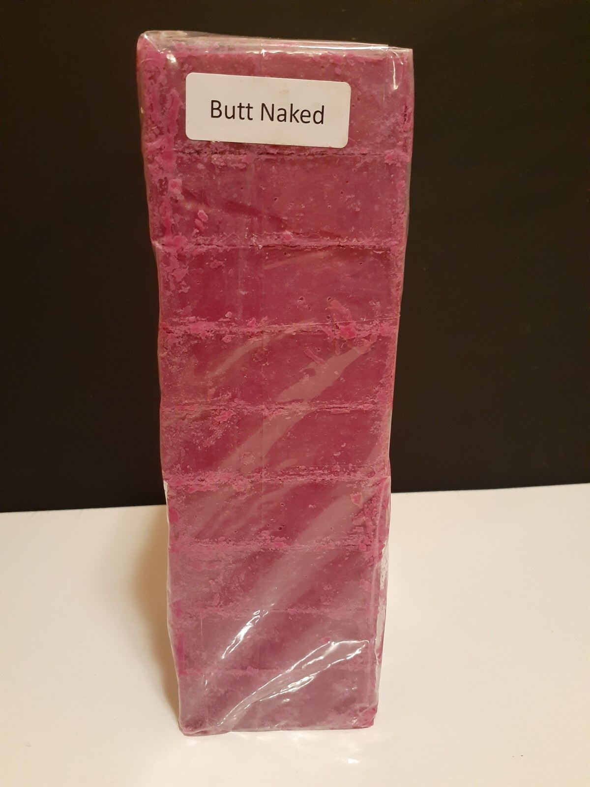 Butt Naked Cold Processed handmade soap loaf, 9 precut bars-Free Shipping