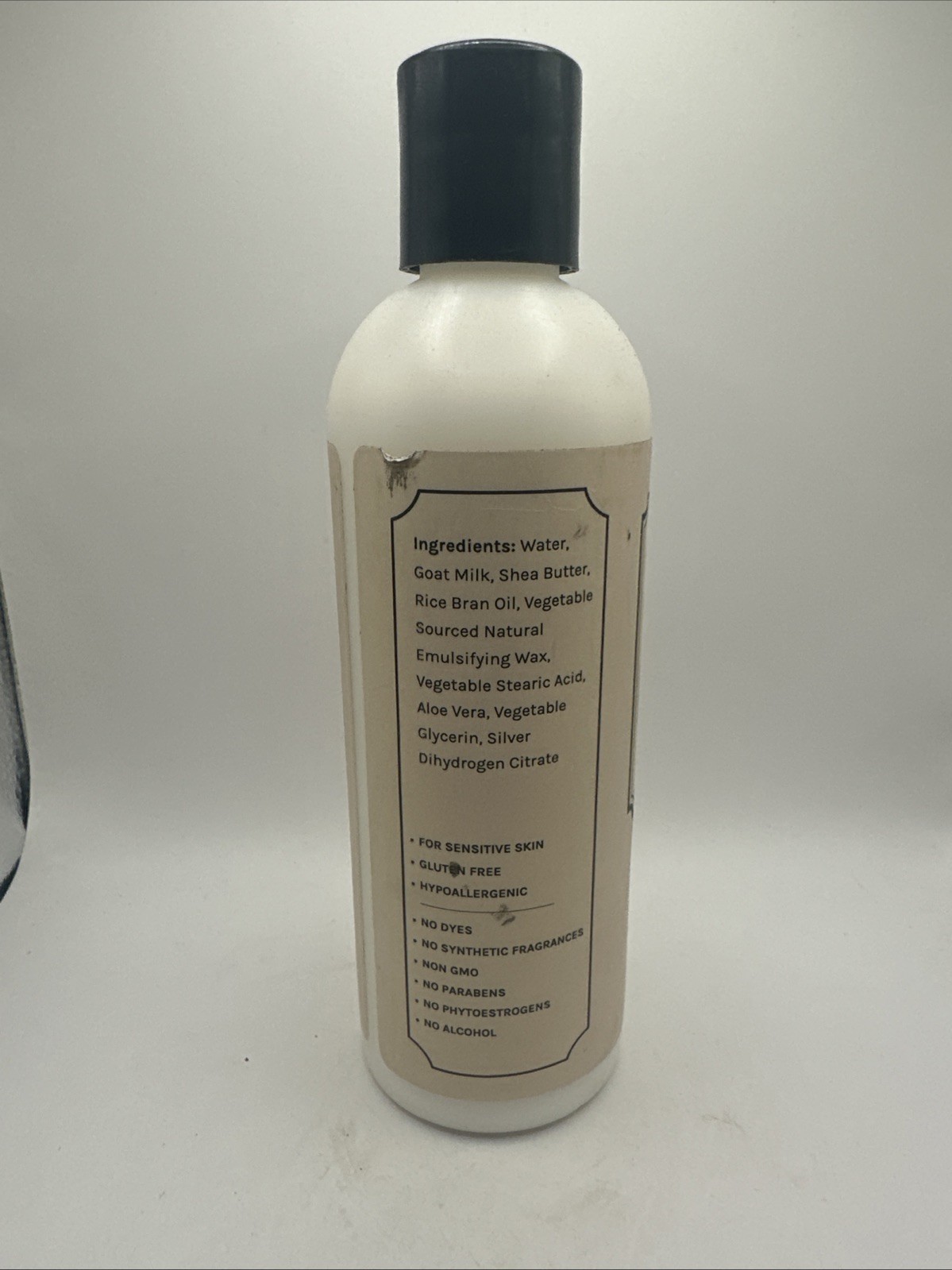 Bend Soap Co Unscented Goat Milk Lotion 8oz 100% Natural SEALED FREE SHIPPING
