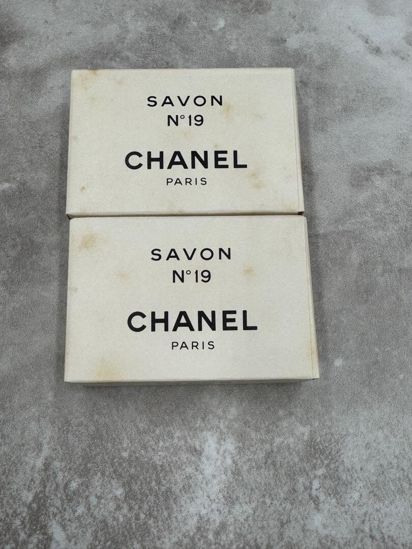 CHANEL Savon N°19 75g 2 pieces body soap+EDT Brand new, unused, ships from Japan