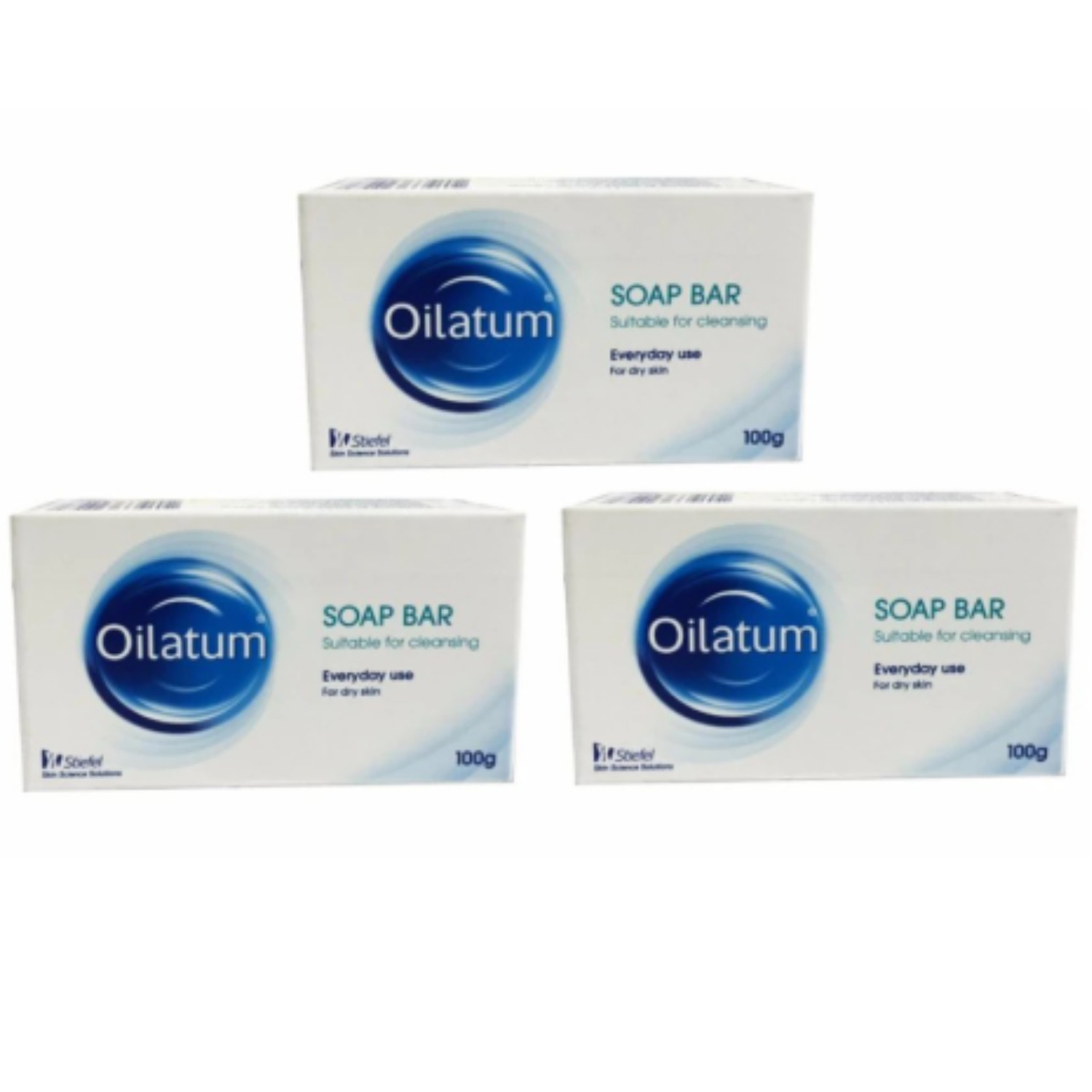 3 X 100g OILATUM Daily Soap Bar For Dry Skin Cleansing To Moisturizes Protects