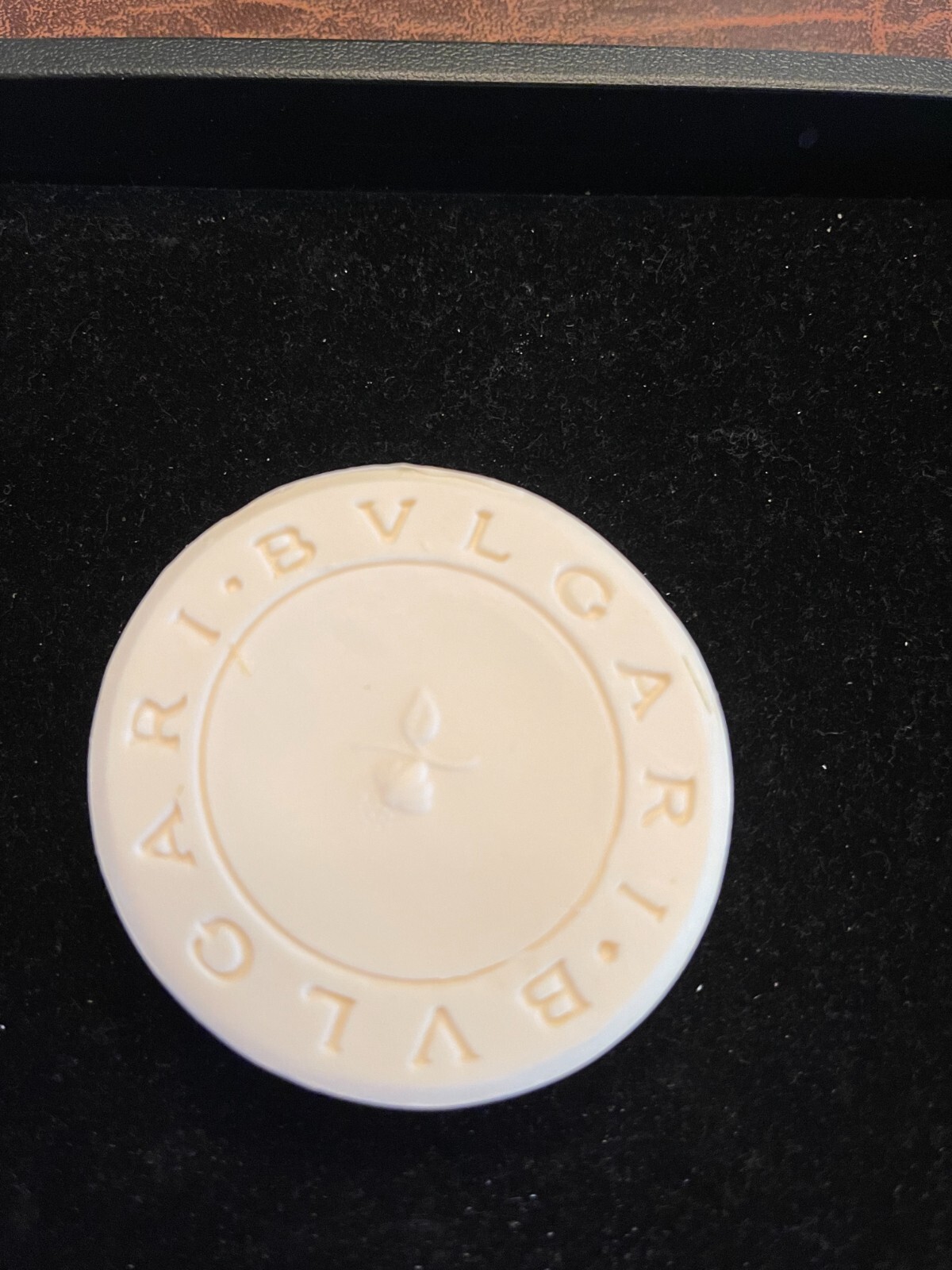 Bvlgari Eau Parfumee Au The Blanc Soap 2.6 oz 75 gms NIB BULGARI Scented Luxury