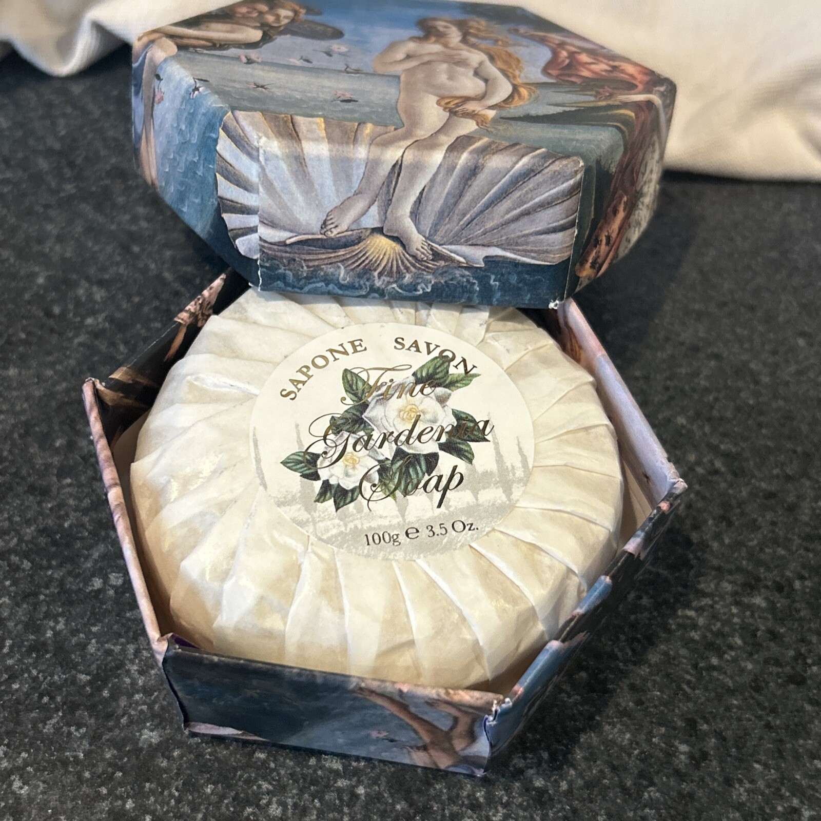 Fine Gardenia ITALIAN SOAP 100g 3.5oz sapone savon New With Box MADE IN ITALY