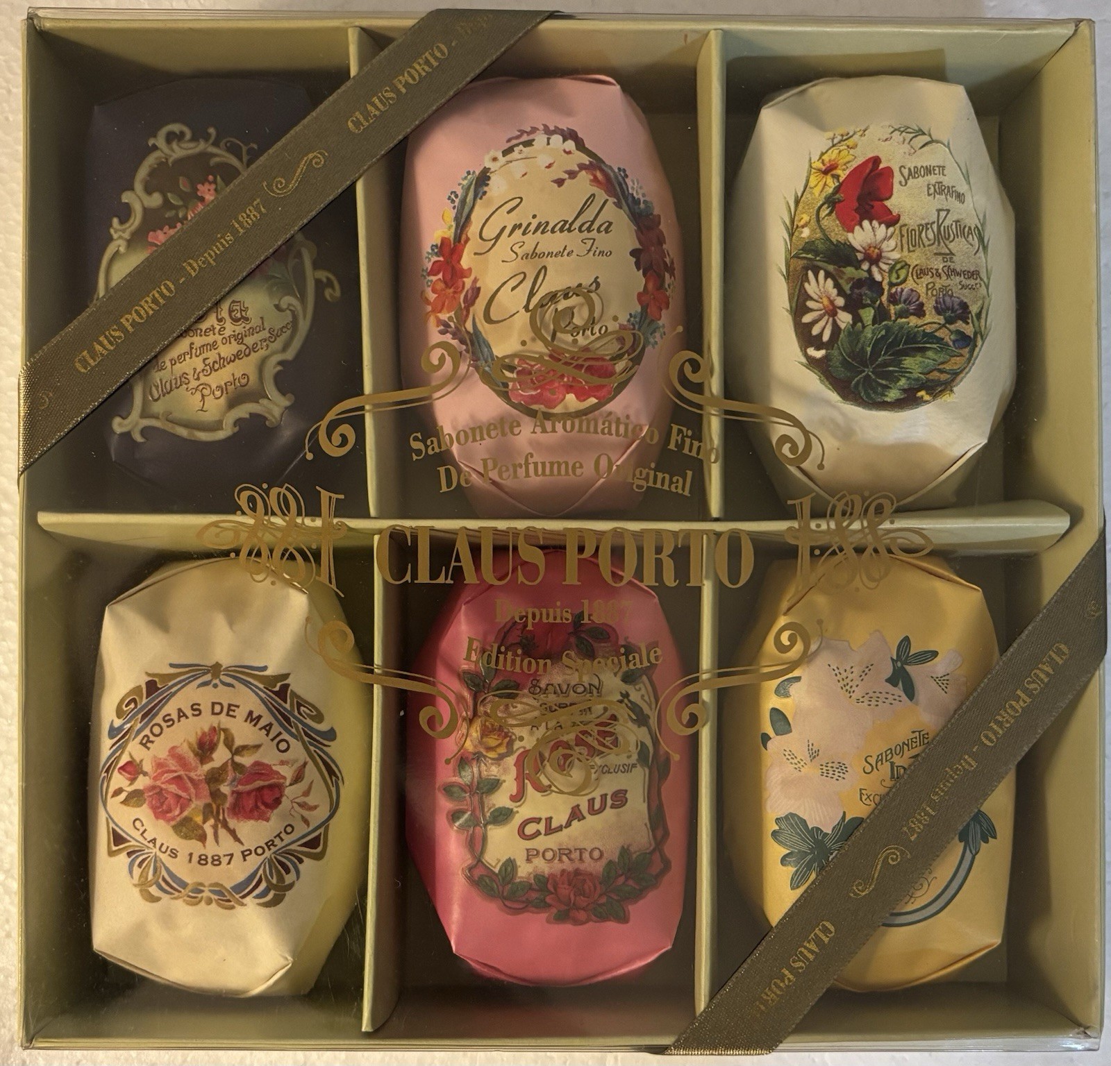 CLAUS PORTO 1887 Edition Speciale Luxury Soap Collection (Set of 6) Hard-to-Find
