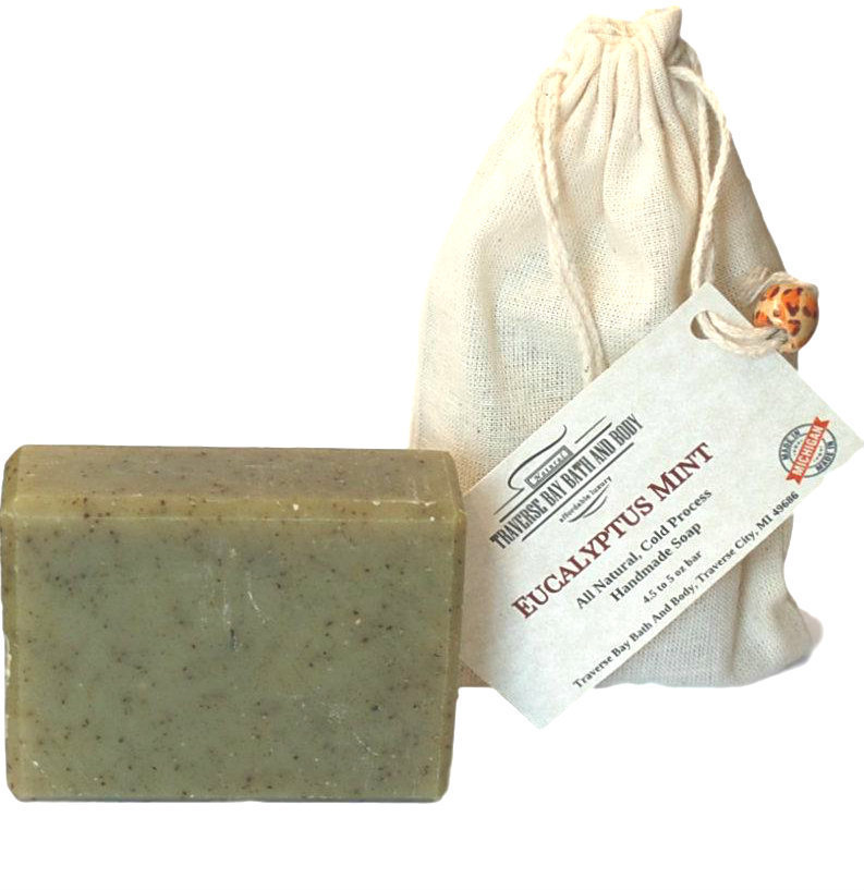 Eucalyptus Mint Handmade Bar Soap – Large 5-6 oz